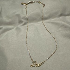 Gold Colored Leo Necklace